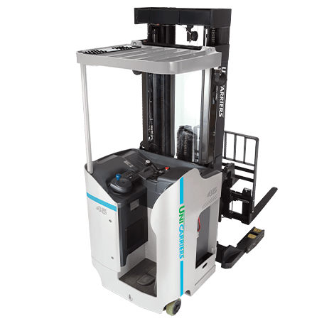 4,000 lb. end control stand up forklift for rent from National Lift Truck in Chicago, Memphis, or Little Rock