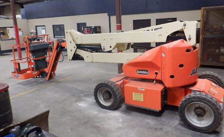 Used 2012 JLG E450AJ BOOM LIFT For sale from National Lift Truck in Chicago, Il.