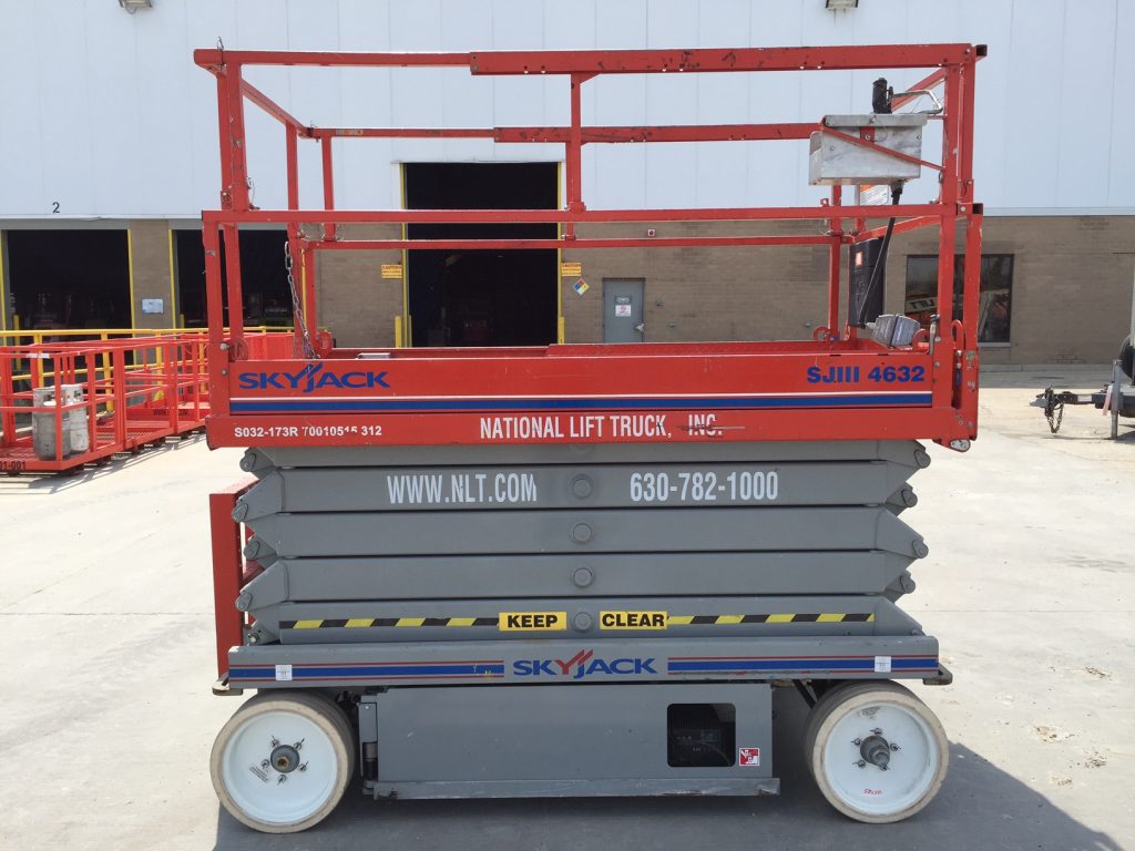 Used 2012 SKYJACK SJIII4632 SCISSOR LIFT side 1 For sale from National Lift Truck in Chicago, Il.