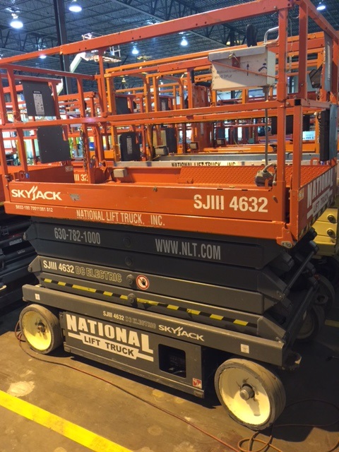 2013 SKYJACK SJIII4632 SCISSOR LIFT side 1 For sale from National Lift Truck in Chicago, Il.