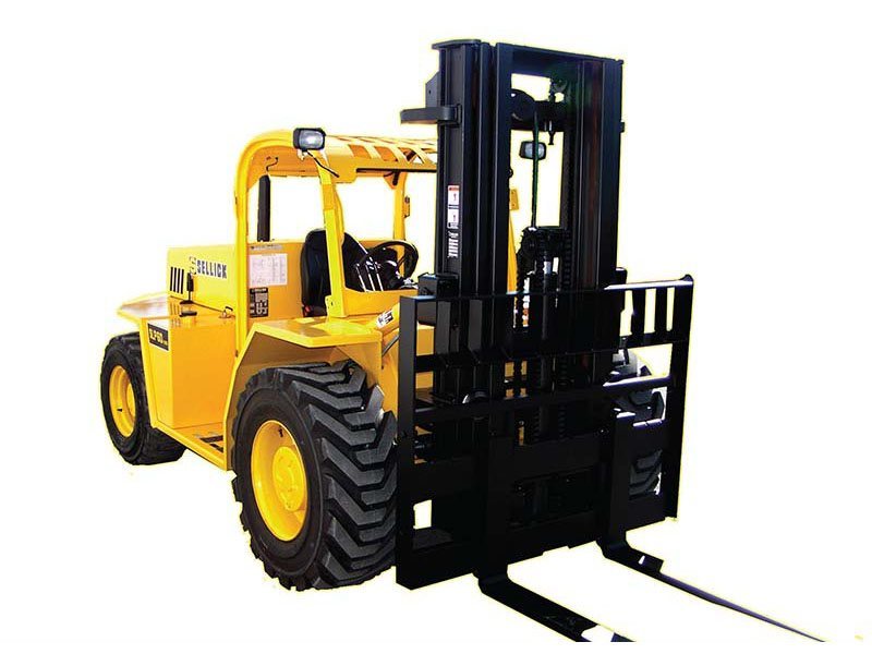 Sellick SLP50 rough terrain straight mast forklift for sale from National Lift Truck