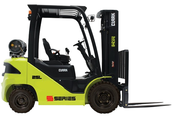 New Clark S20-36 pneumatic tire propane forklift for sale from National Lift Truck