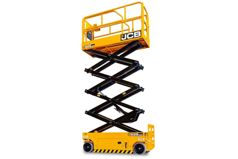 26' JCB scissor lift for rent from National Lift Truck in Chicago