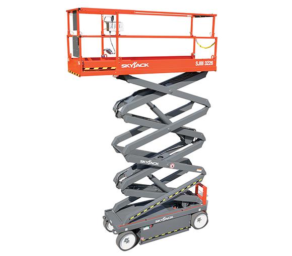 Skyjack 26' electric scissor lift for rent from National Lift Truck