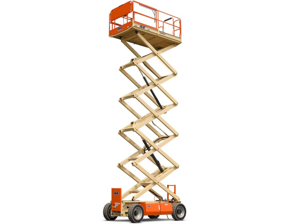 JLG 40' electric scissor lift for rent from National Lift Truck