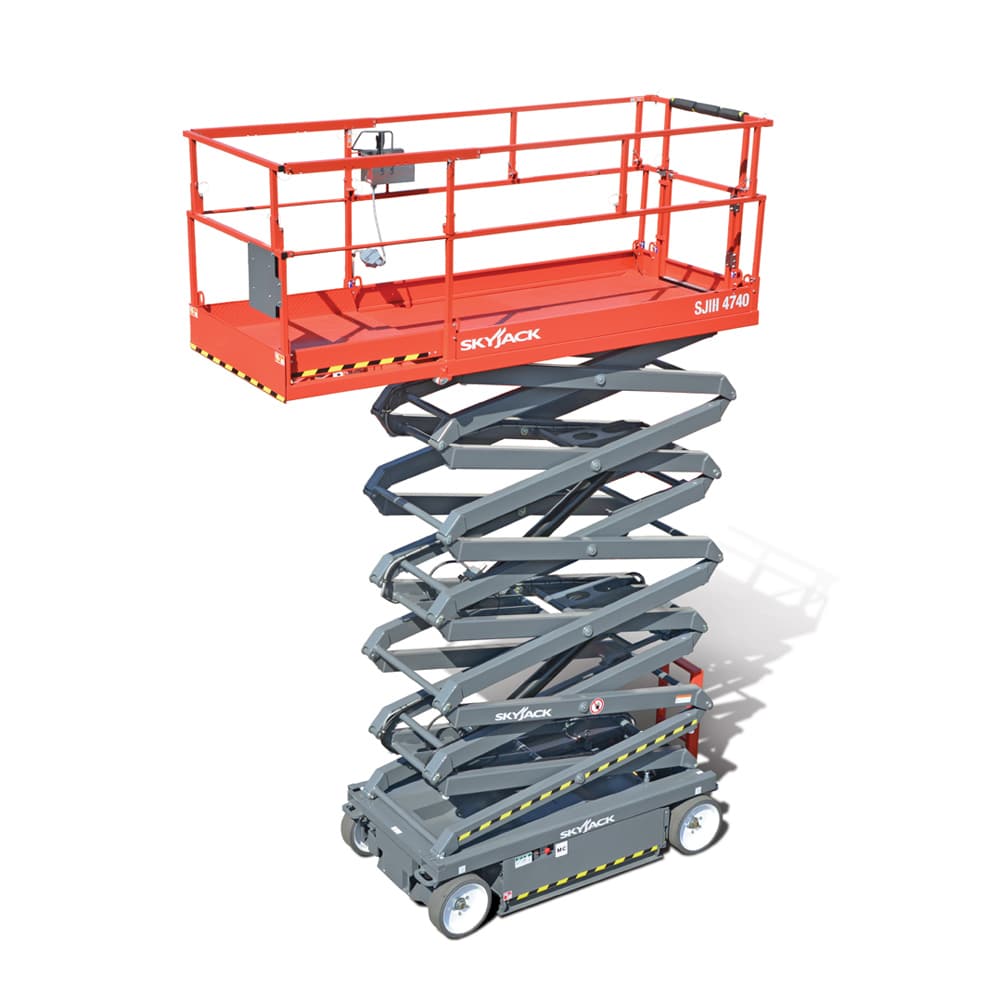 SKYJACK 40' electric scissor lift for rent from National Lift Truck