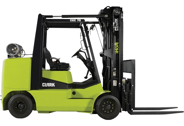 Clark CGC60/70 15,000 lb. Cushion Tire Propane Forklift for sale or for rent from National Lift Truck in Chicago Memphis Little Rock