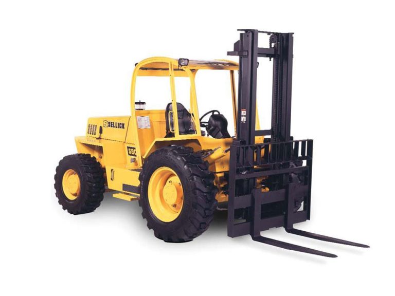 10,000, 12,000 LB. Rough Terrain Straight Mast Forklift for rent from National Lift Truck in Chicago, Memphis, Little Rock