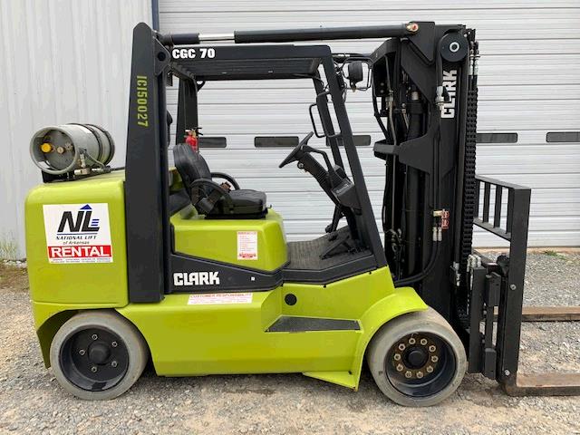 New or Used Rental Clark CGC70   | lift truck rental for sale | National Lift Truck, Inc.