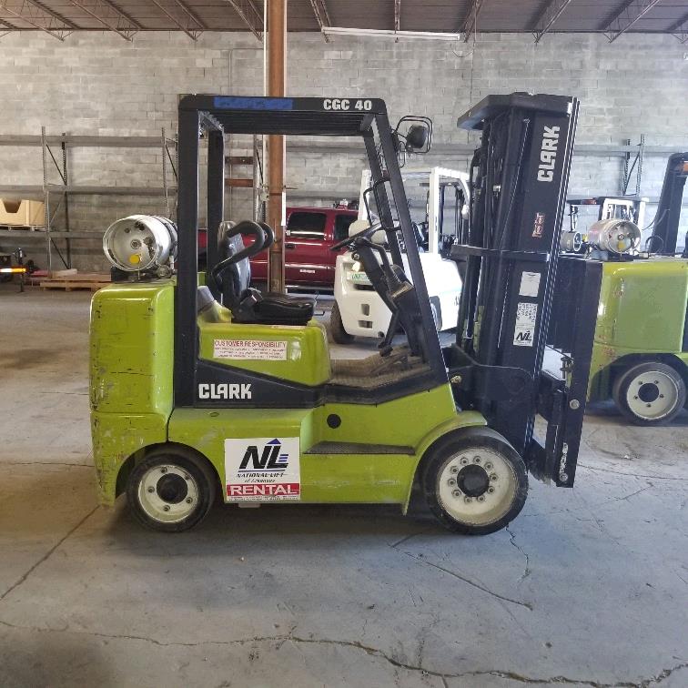 New or Used Rental Clark CGC40   | lift truck rental for sale | National Lift Truck, Inc.