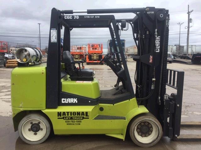 New or Used Rental Clark CGC70   | lift truck rental for sale | National Lift Truck, Inc.